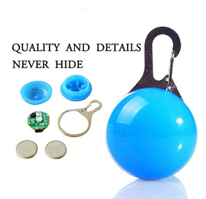1pcs Pet Collar Pendant LED dog collar Night light pendant security luminous pendant Collar pet supplies dog accessories