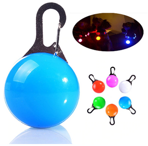 1pcs Pet Collar Pendant LED dog collar Night light pendant security luminous pendant Collar pet supplies dog accessories